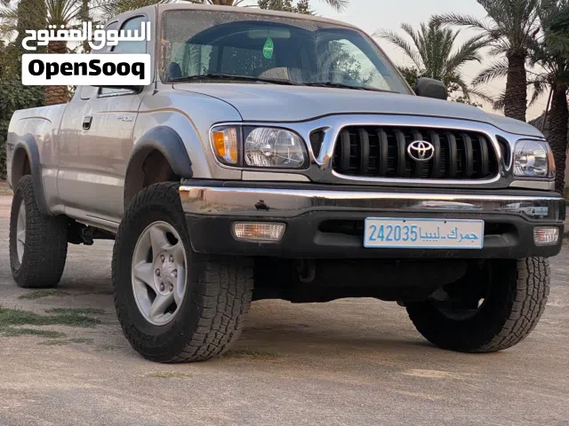 تويوتاء تكومه مديل 2001 ماشيه 190000 الف مايل اطارات جديدة شاسيه ذهب سحليه سيارة تبى مالك