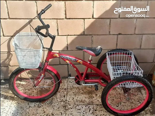 Tricycle with front and back baskets