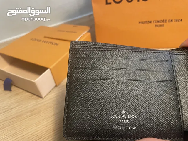 Louis Vuitton  Slender Wallet Monogram Eclipse   محفظة لويس فيتون الأصلية