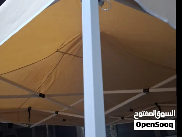 مظلات وحدائق خارجيه وخيم متحركه  شماسي دائريه جميع الانواع والاحجام متوفره والالوان للحدائق الخارجيه