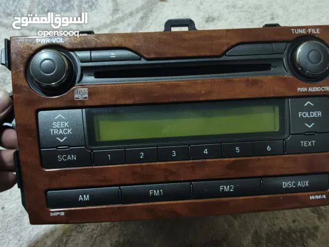 The displays an original equipment manufacturer (OEM) car stereo unit for a Toyota Corolla, 2013