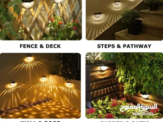 أضواء الجدار تعمل بالطاقة الشمسية لتزيين المنازل .المجالس.البنايات، الحدائق والشاليهات.
