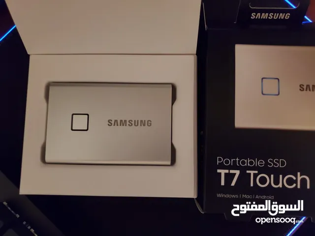 أحد أفضل هارد التخزين الخارجية من صنف SSD من شركة سامسونج، هارد SAMSUNG T7 Touch SSD