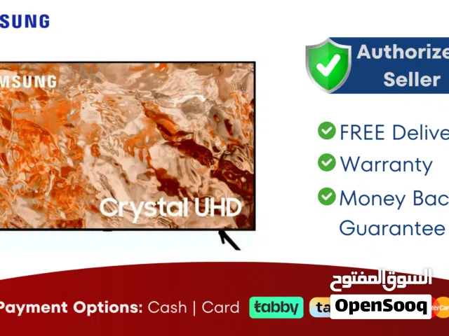 Samsung 43 Smart TV - 4K, 43CU7000