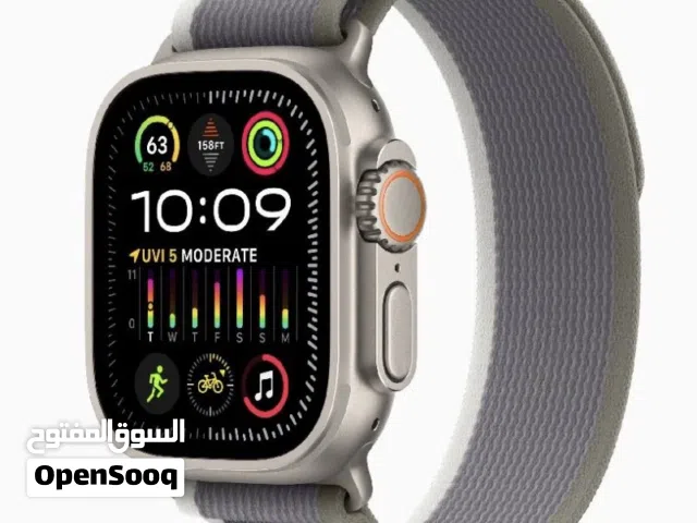 ساعة ابل الترا تيتانيوم فضي 2 Apple Watch Ultra 2 Titan