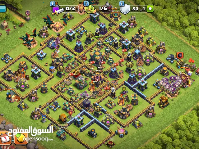 للبيع حساب كلاش تاون 14مكس السعر قابل للتفاوض