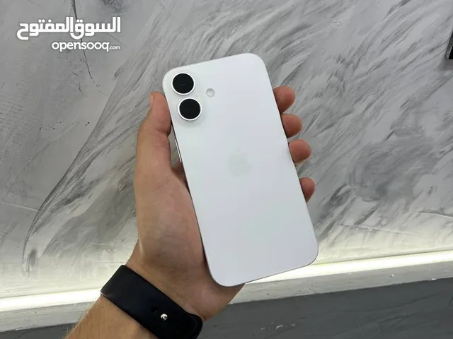 ايفون 16 512GB جيجا لون اسود او زهري او ابيض مميز اجهزة لا تعد انها مستخدمة نسبة البطارية 100%