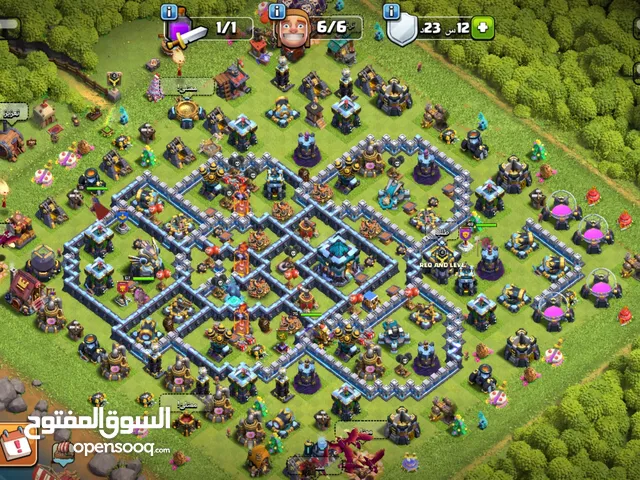 حساب كلاش اوف كلانس تاون 13
