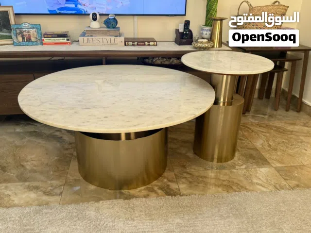 طاولات رخام غرفة معيشة