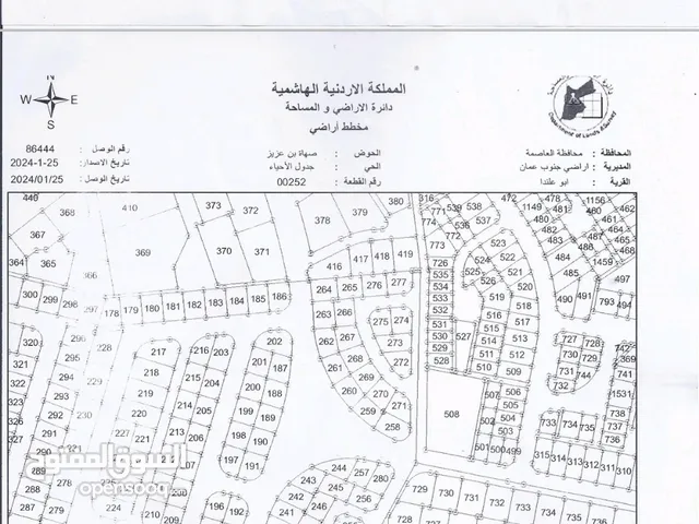 Residential Land for Sale in Amman Al-Mustanada