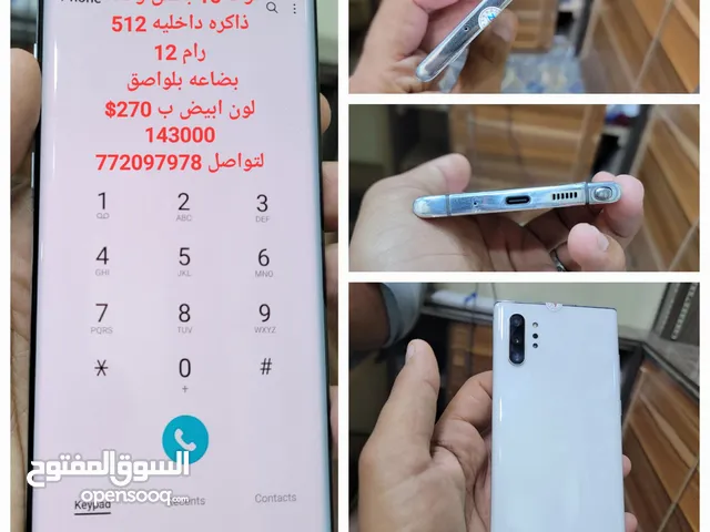 Samsung Galaxy Note 10 Plus 5G 512 GB in Sana'a