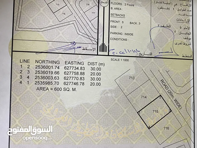 Residential Land for Sale in Al Sharqiya Al Mudaibi