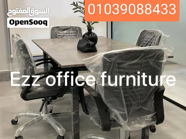 ترابيزة اجتماعات خشب mdf إسباني مستورد علي شاسيه معدن دهانات فرن إلكتروستاتيك متوفر جميع الألوان