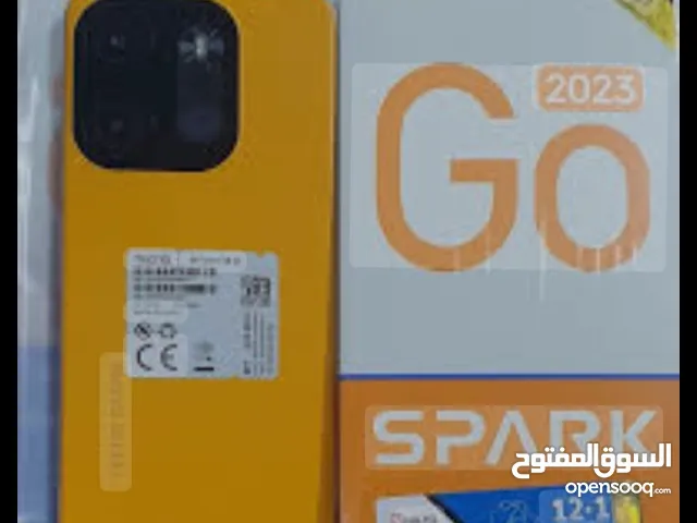 تكنو سيارك Go2023 مستعمل في كسر بالشاشه معاه كرتونه وشاحن وسماعات