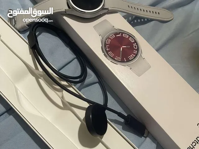 للبيع ساعة Samsung Galaxy Watch 6 Classic – جديدة (لم تستعمل بسبب عدم الاقتران مع ايفون)