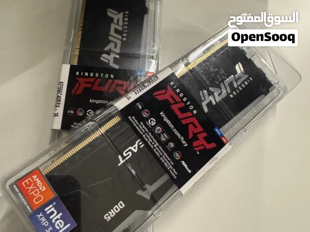 شبه جديد Kingston Fury Ram DDR5 16x2 GB