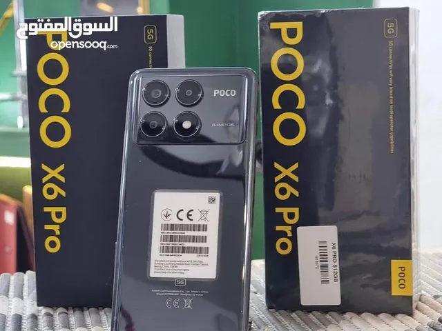 مشغل ايام poco X6 pro رام 24 جيجا 512 أغراضة والكرتونه الأصلية متوفر توصيل