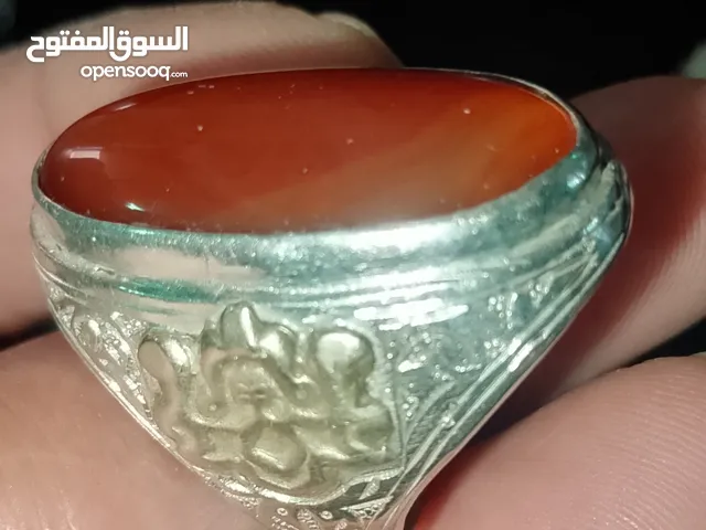 خواتم فضة مرصعة بأحجار كريمه اصليه ثقيله