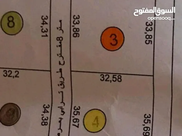 قطعة ارض للبيع في السبعة مشروع الموز 1104 متر