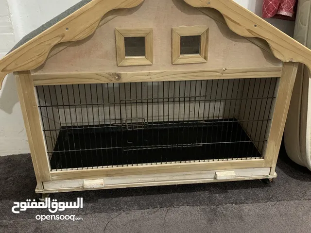 Wooden cage for birds