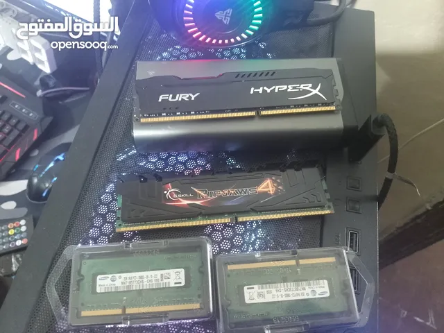 رامات ddr3 لابتوب و بي سي جيمينج و ddr4 بي سي جيمينج التفاصيل الباقية بالوصف