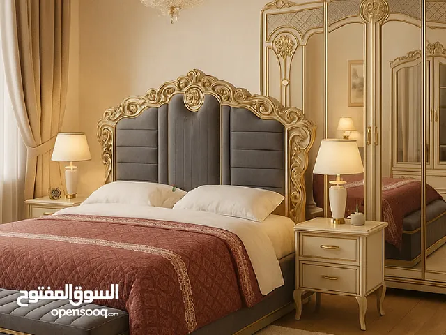 غرفة نوم ماستر تركي مقاس 205×185 سم عرض حصري و مميز من شرف هوم سنتر بأقل سعر بالمملكة