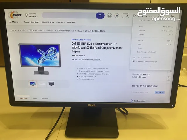23" Dell monitors for sale  in Al Riyadh