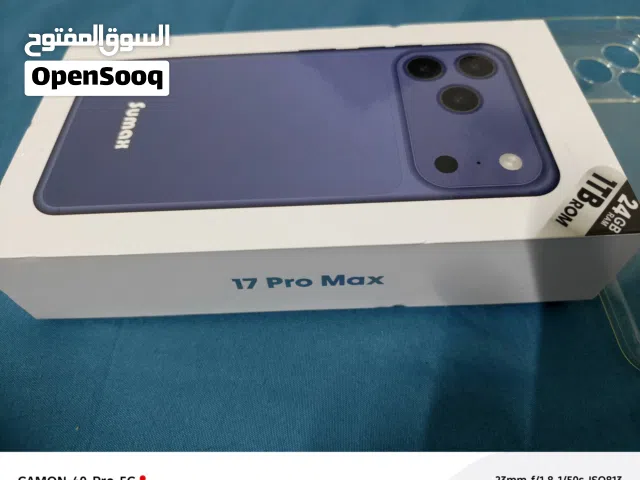 للبيع sumax  ايفون تقليد درجه اولاء  17برو ماكس  لون الازرق