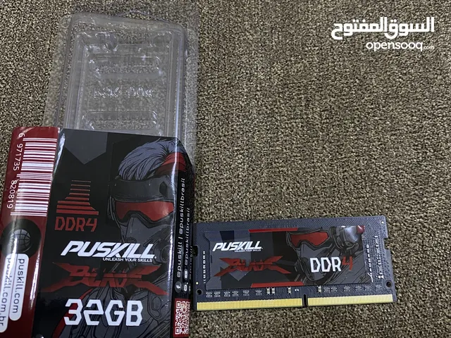 For laptop PUSKILL 32GB DDR4