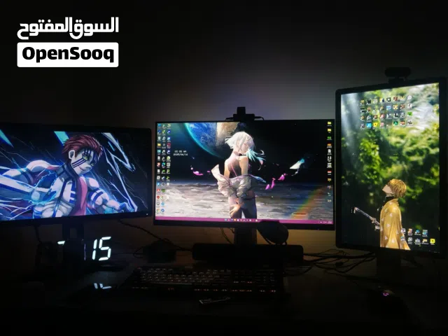 تجميعة قيمنق متكاملة (RTX 2070 + i5 11th) مع 3 شاشات وسيت اب كامل للمحاكاة