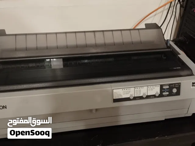 للبيع – طابعة Epson LQ-2190 دوت ماتريكس + سكانر HP ScanJet G3010