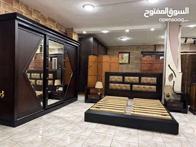 غرفة نوم ماستر modern فل كوالتي ثقيله و فخمه جداً عمق 60-سم خشب لاتيه 18 أندونيسي ماركة الدب