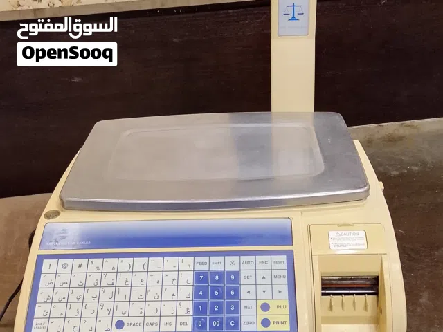 ميزان الكتروني  ( باركود ) بحاله ممتازله للبيع