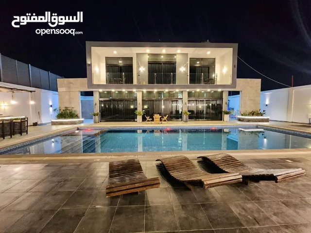 Luxury villa for rent ( البحر الميت ) شاليه للايجار الجوفة الجديدة-حي الڤلل للحجز اتصال او واتساب