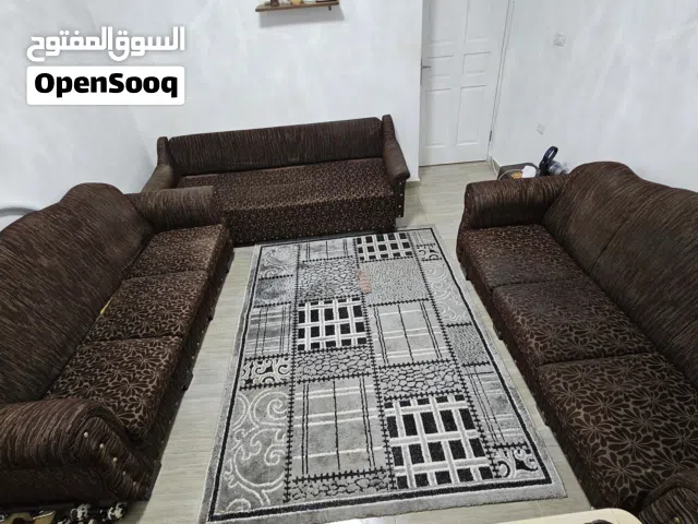 طقم كنب + طاولة سفرة + سجلونة + طاولة وسط