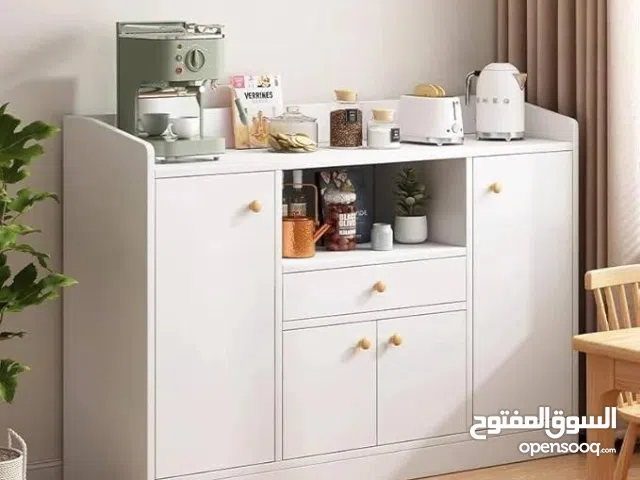 خزانة مطبخ متعددة الاستخدامات  الحل العملي لترتيب المطبخ أو غرفة الطعام بأناقة