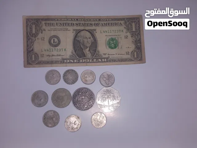 لعشاق جمع العملات العربية القديمة من مقتنياتي الخاصة عدد 11 عملة معدنية بياناتهم كالتالي  أربعة قروش