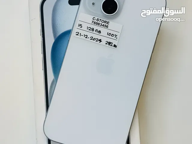 iPhone 15 128 Gb 100% Battery Blue Titanium