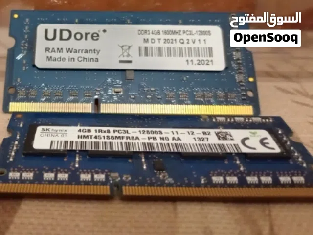 رامات لاب توب DDR3 تردد 1600MHZ