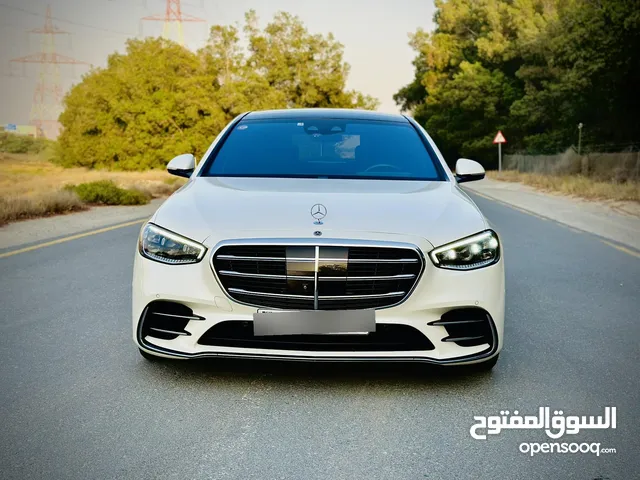 Mercedes benz S500 V6 year-2021 GCC AMG 4Matic full option panoramic front and rear axle steering