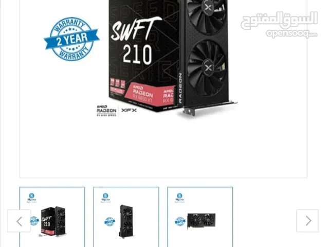 كارت Rx 6650 xt 8gb ضمان سنه ونص يشبه الجديد