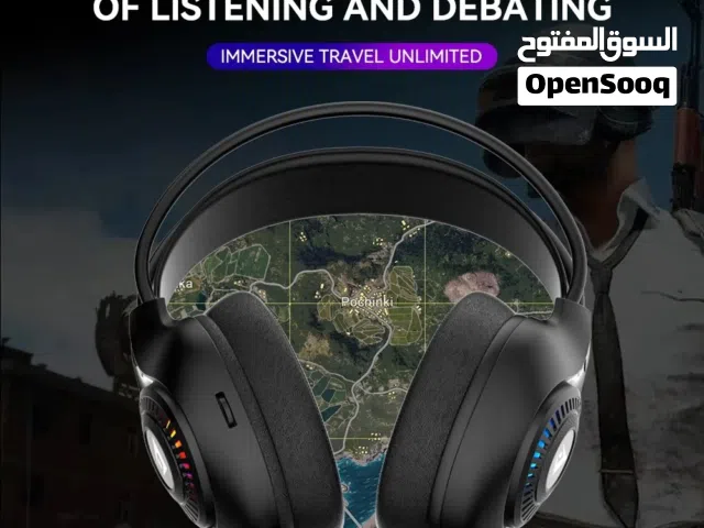 سماعة رأس قيمنق RGB USB