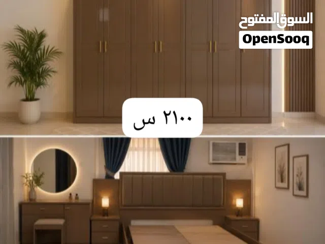 غرف نوم جديد وكنب جديد ومكيفات مستخدم نظيف