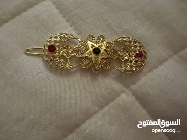 اكسسوار للشعر جديد مطلي بالذهب تراثي اماراتي