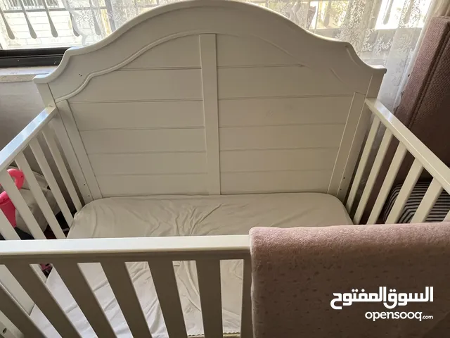 (White)Baby crib