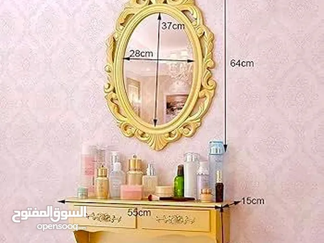 Vanity Set for Christmas Day Wall-Mounted Dressing Table Mirror Mini Bedroom Bathroom Small Apartme
