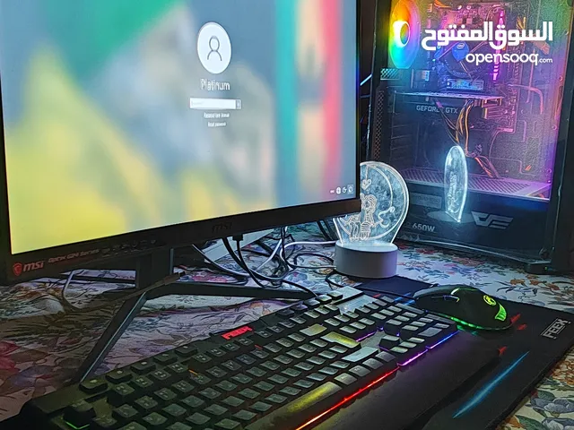 جهاز بي سي بحالة الوكاله استعمال شهر  كل مواصفات الجهاز مصوره