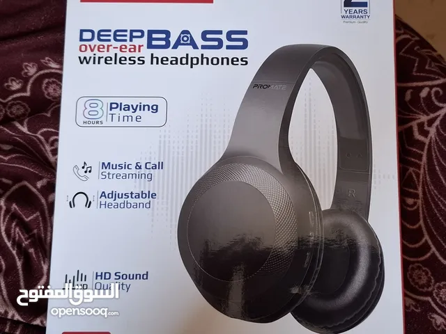 Promate Deep Bass Over-Ear Wireless Headphones/ سماعة جديدة قابل