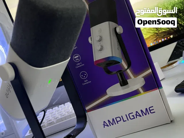 مايك FIFINE احترافي RGB – صوت نقي للبث والألعاب والتسجييل