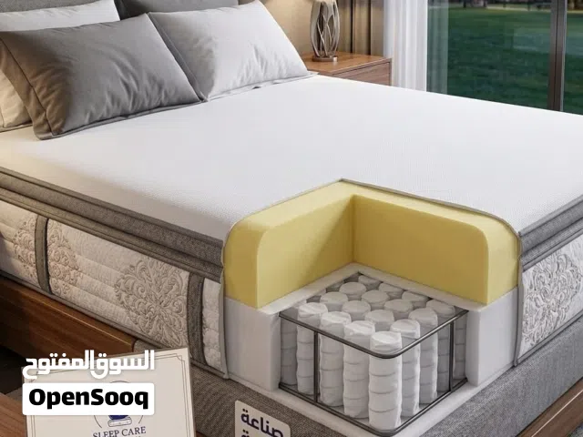 فرشات يورور ريست كفالة 5 سنوات بوكيت 17سم مع اطار فولاذي و دعامات جانبية   طبقات متوفر خدمة التوصيل